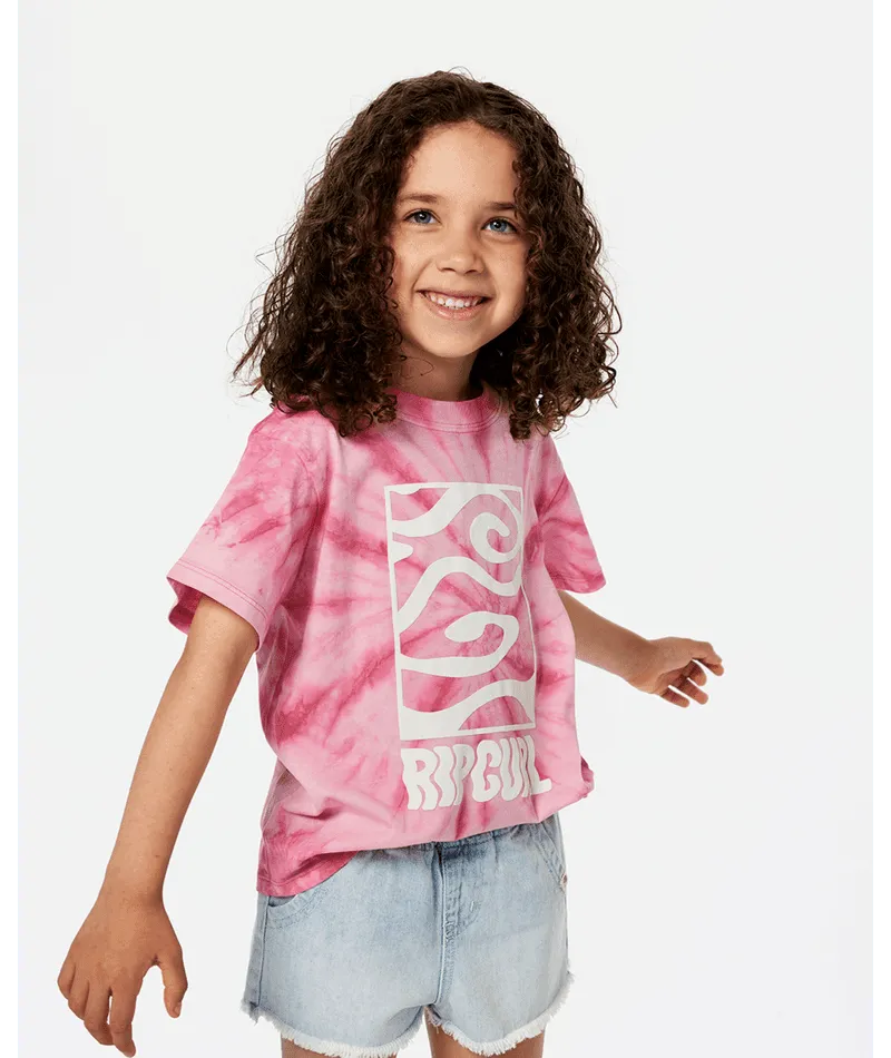 Sunkissed Tie Dye Tee -Girl - Beachin Surf