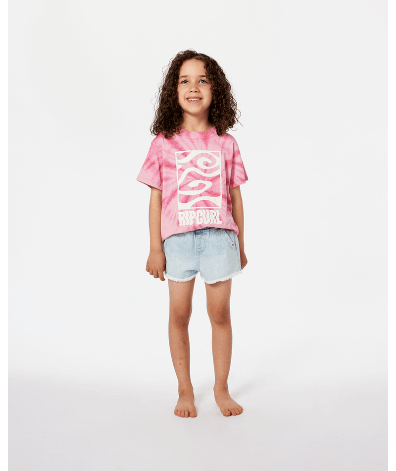 SUNKISSED TIE DYE TEE-GIRL - Beachin Surf