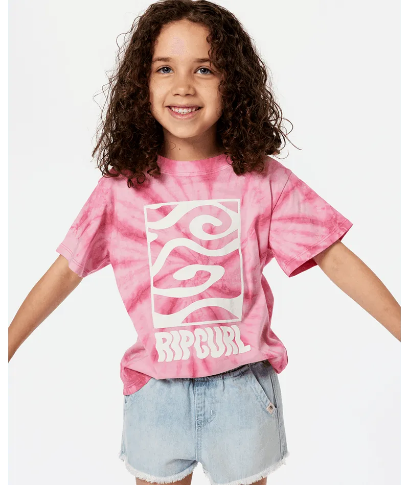 Sunkissed Tie Dye Tee -Girl - Beachin Surf
