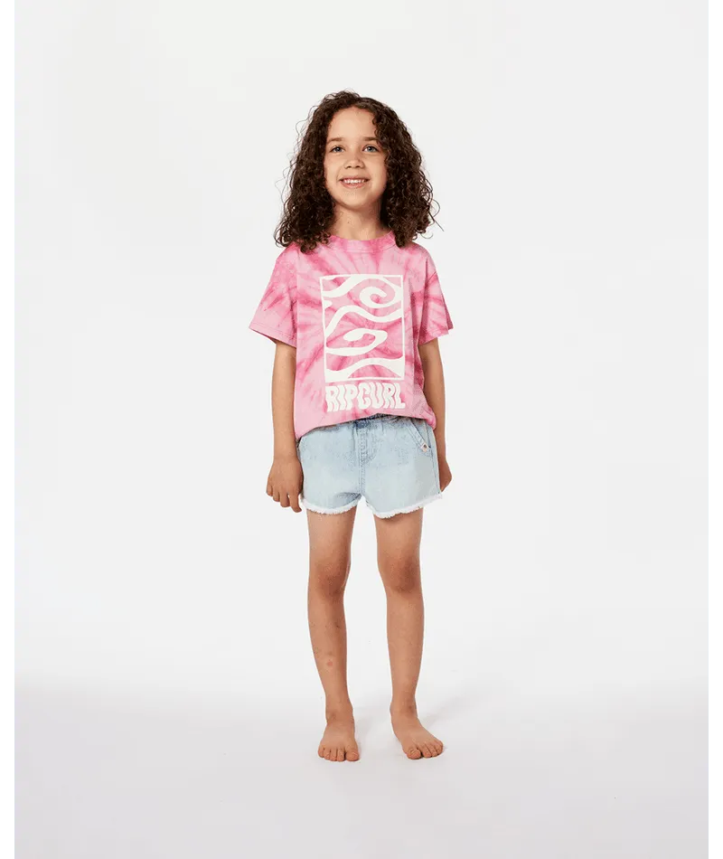 Sunkissed Tie Dye Tee -Girl - Beachin Surf