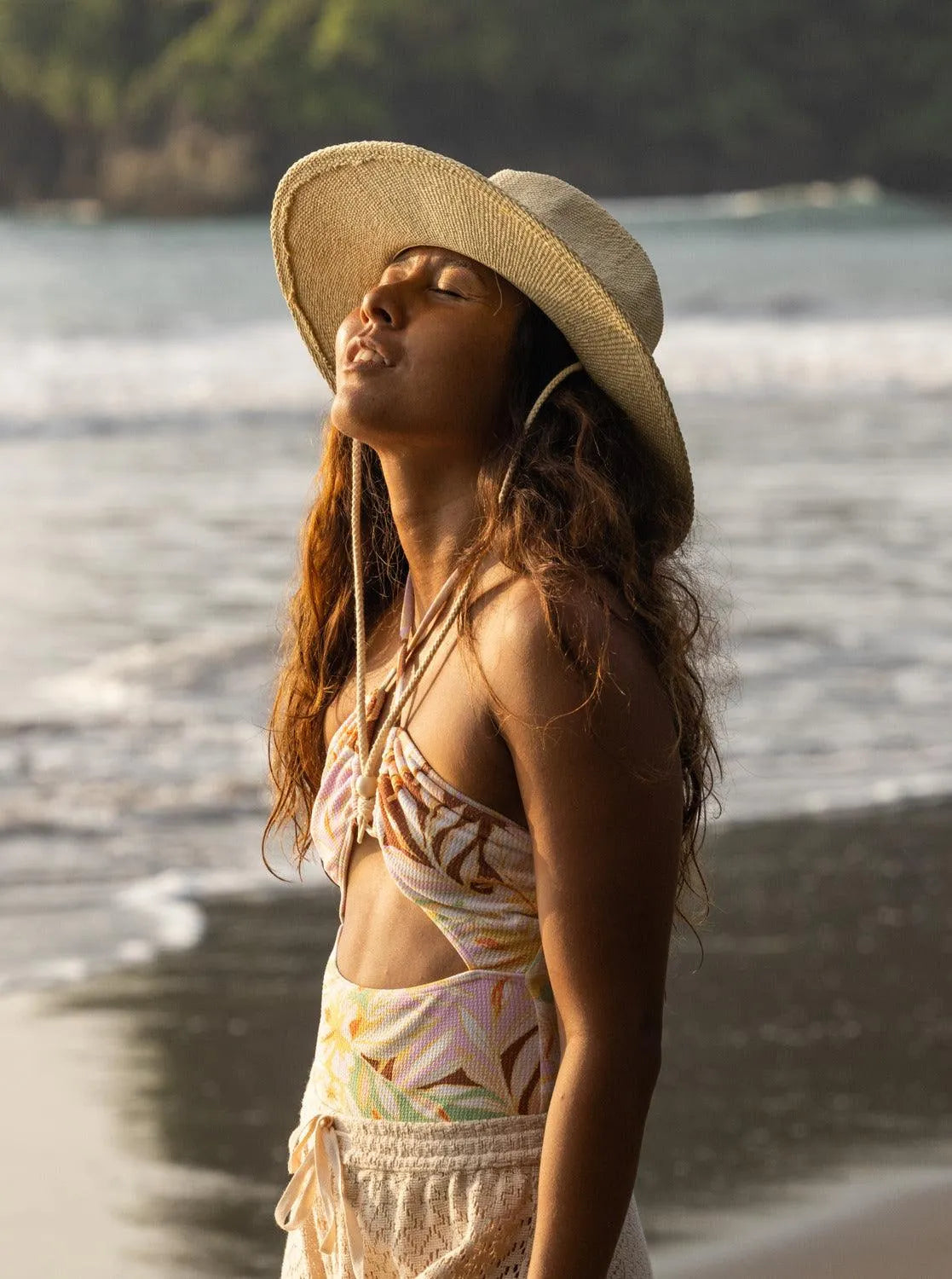 Sunny Kisses Straw Sun Hat - Beachin Surf