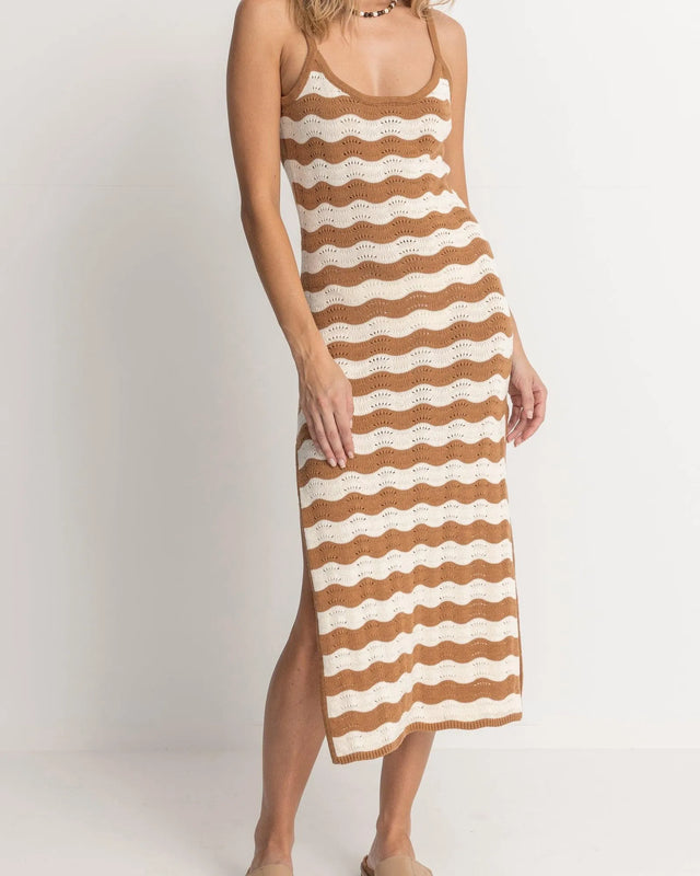 Sunny Knit Midi Dress - Beachin Surf