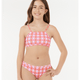 Sunset Check Rib Bikini - Girl - Beachin Surf