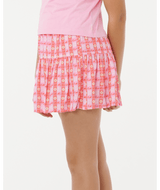 Sunset Check Skort - Beachin Surf