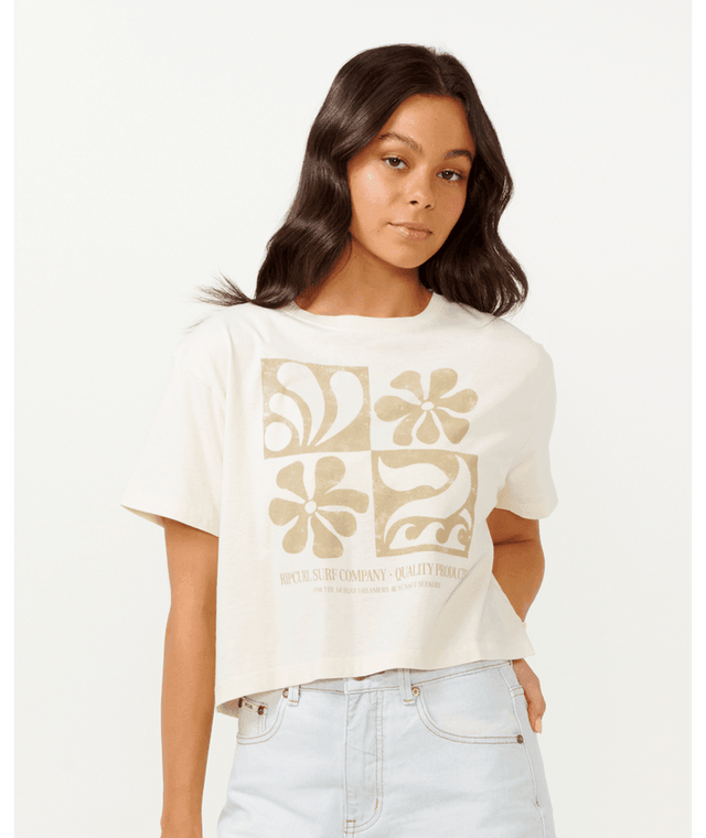 SUNSET SEEKER CROP TEE - Beachin Surf