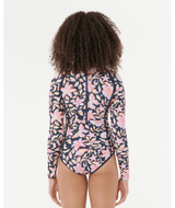 Sunset Skies Long Sleeve Surf Suit Swimsuit - Girls - Beachin Surf