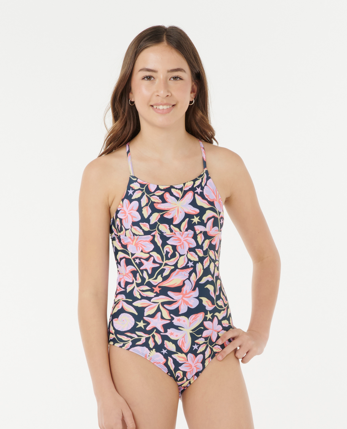 Sunset Skies One Piece - Girl - Beachin Surf