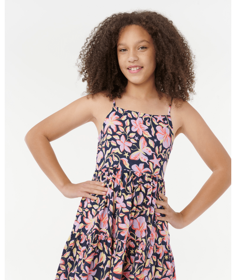 Sunset Skies Tier Dress - Girl - Beachin Surf