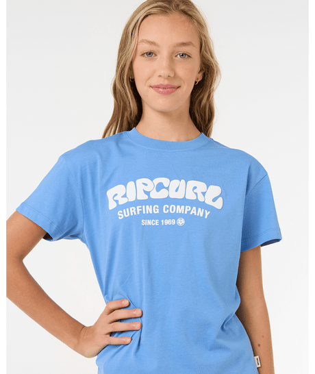Surf Puff Relaxed Tee - Girls (8-14 years) - Beachin Surf