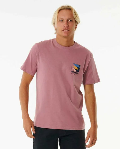 Surf Revival Lined Up Tee - Beachin Surf