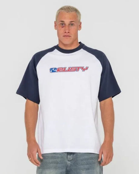 Swaglan Raglan Short Sleeve Tee - Beachin Surf