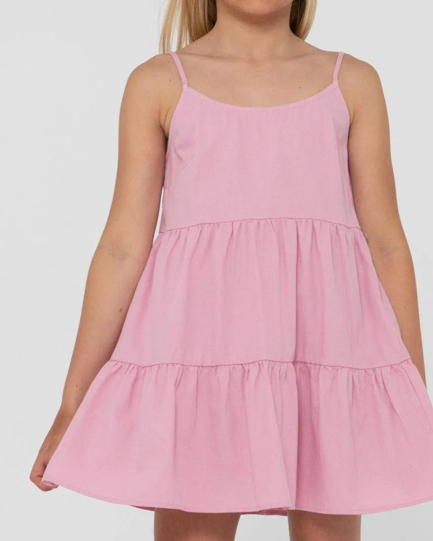 Sweet Water Tierd Slip Dress Girls - Beachin Surf