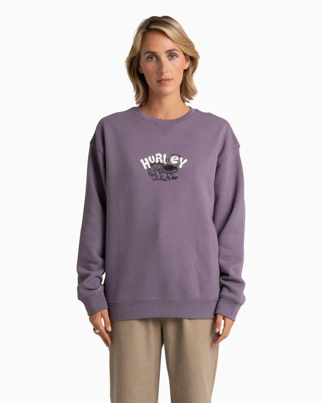 Mood Hurley Womens Crew - Beachin Surf