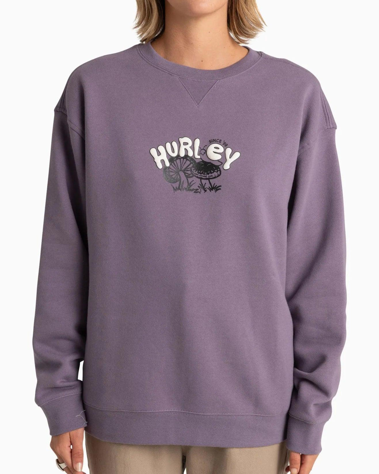 Mood Hurley Womens Crew - Beachin Surf