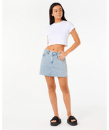 Tabby Denim Mini Skirt - Beachin Surf