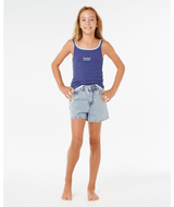 Tabby Denim Short - Girl - Beachin Surf