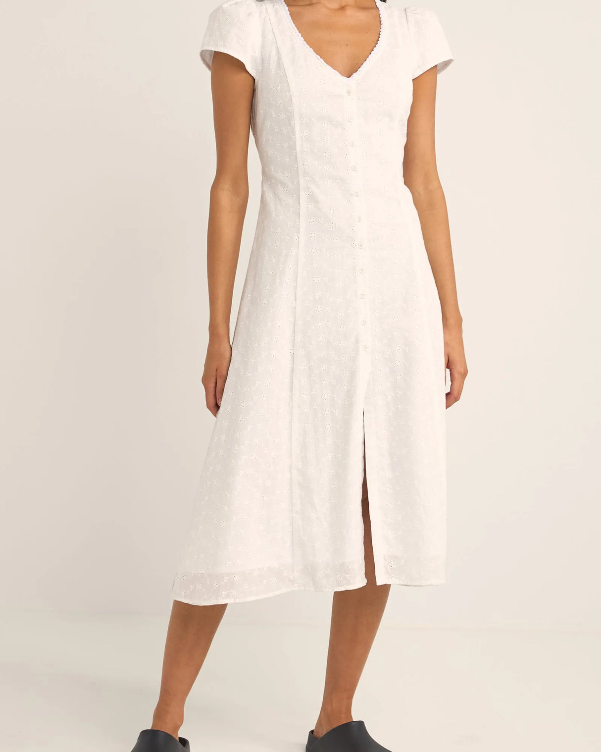 Tallulah Cap Sleeve Midi Dress - Beachin Surf