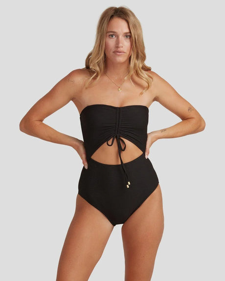 Tanlines Bandeau One Piece - Beachin Surf