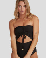 Tanlines Bandeau One Piece - Beachin Surf
