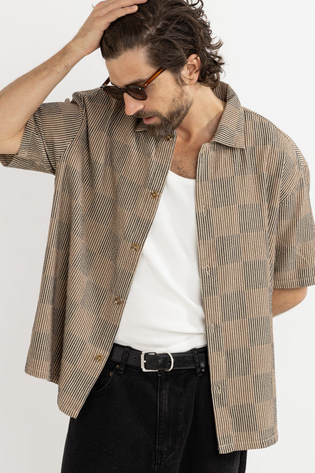 Tanner Check Ss Shirt - Beachin Surf