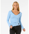 Textured L/S Top - Beachin Surf