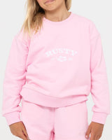 Thriving Relaxed Crew Fleece Girls - Beachin Surf