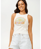Tropicana Ribbed Tank - Beachin Surf