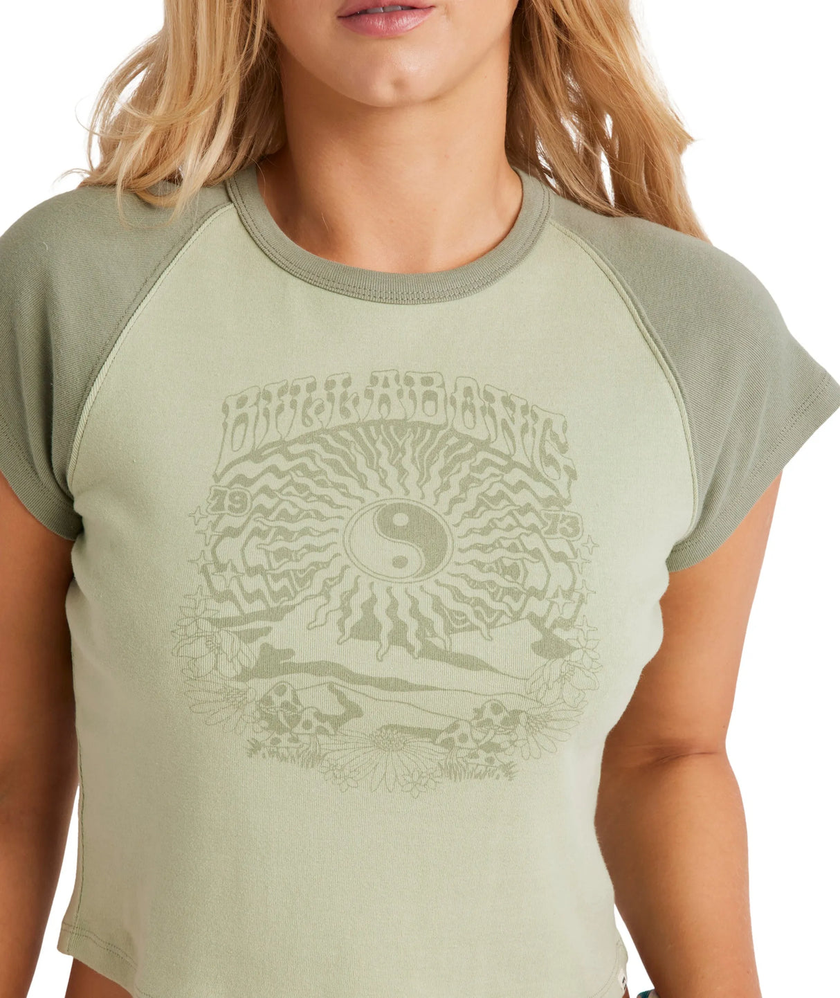 Two Tone Raglan - Beachin Surf
