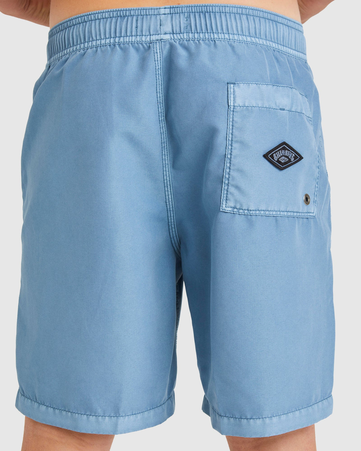 Billabong Boys 8-16 All Day Overdye Layback Boardshorts 16" - Steel Blue
