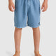 Billabong Boys 8-16 All Day Overdye Layback Boardshorts 16" - Steel Blue