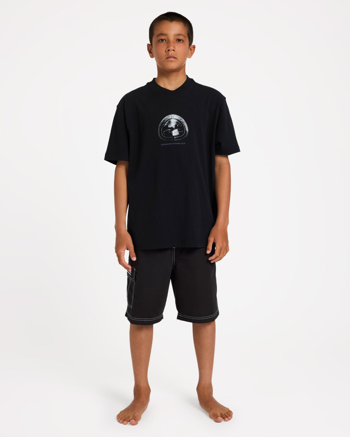 Billabong Boys Throw On - Black