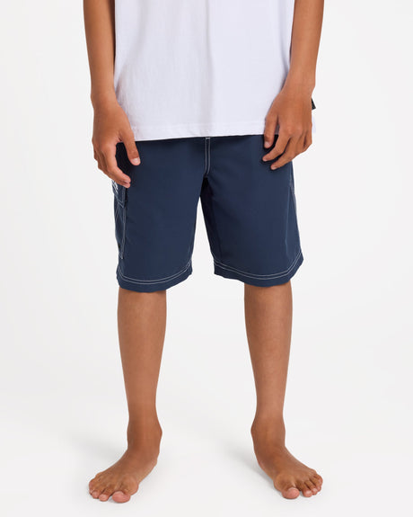 Billabong Boys Throw On - Dusty Indigo