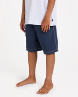 Billabong Boys Throw On - Dusty Indigo