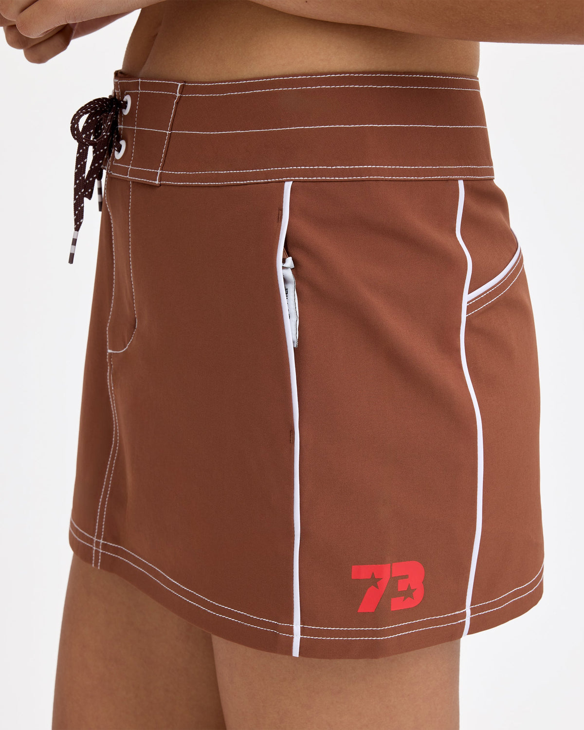 Billabong Nu Wave Boardie Skirt - Dark Choc