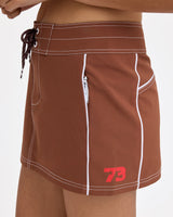 Billabong Nu Wave Boardie Skirt - Dark Choc