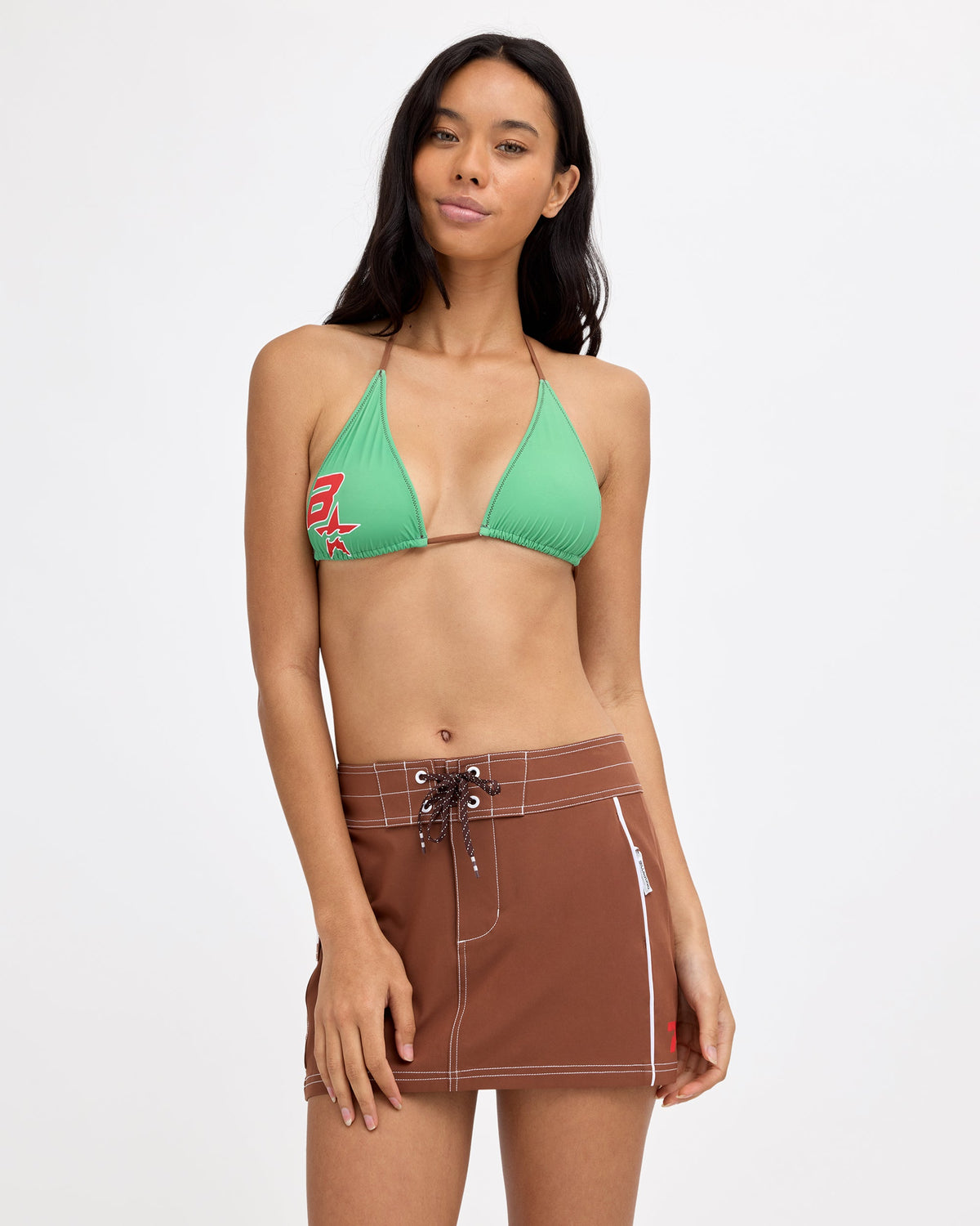 Billabong Nu Wave Boardie Skirt - Dark Choc