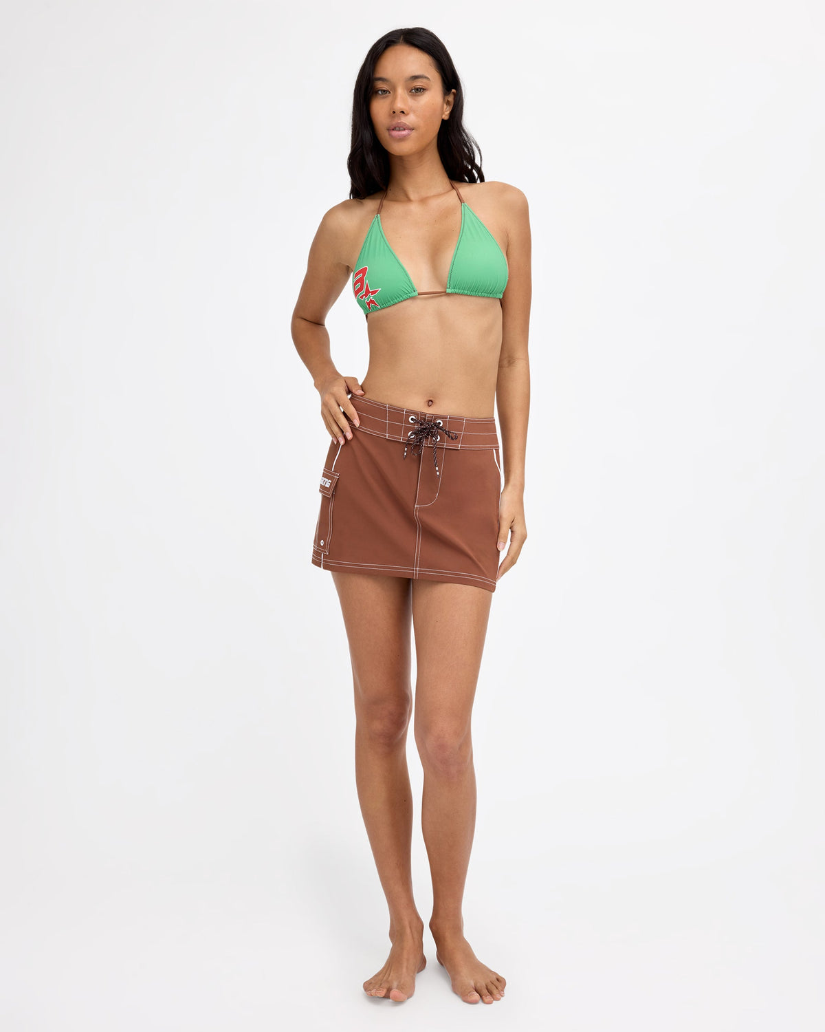 Billabong Nu Wave Boardie Skirt - Dark Choc