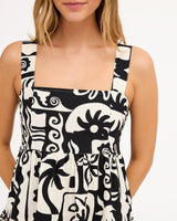Billabong Soul Dream Mini Dress - Black Pebble
