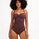 Billabong Sol Searcher Wrap One Piece - Teak