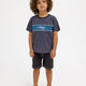 Billabong Groms Panel SS Tee - Aged Indigo