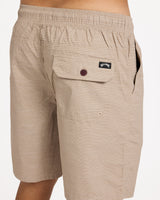 Mens Slub Elastic 21 inch Shorts
