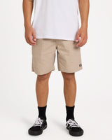 Mens Slub Elastic 21 inch Shorts