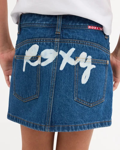 Girls Backslider Mini Denim Skirt