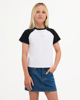 Girls Backslider Mini Denim Skirt