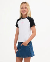 Girls Backslider Mini Denim Skirt