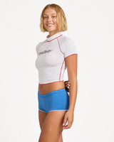 Roxy All Or Nothing Rashie - Bright White