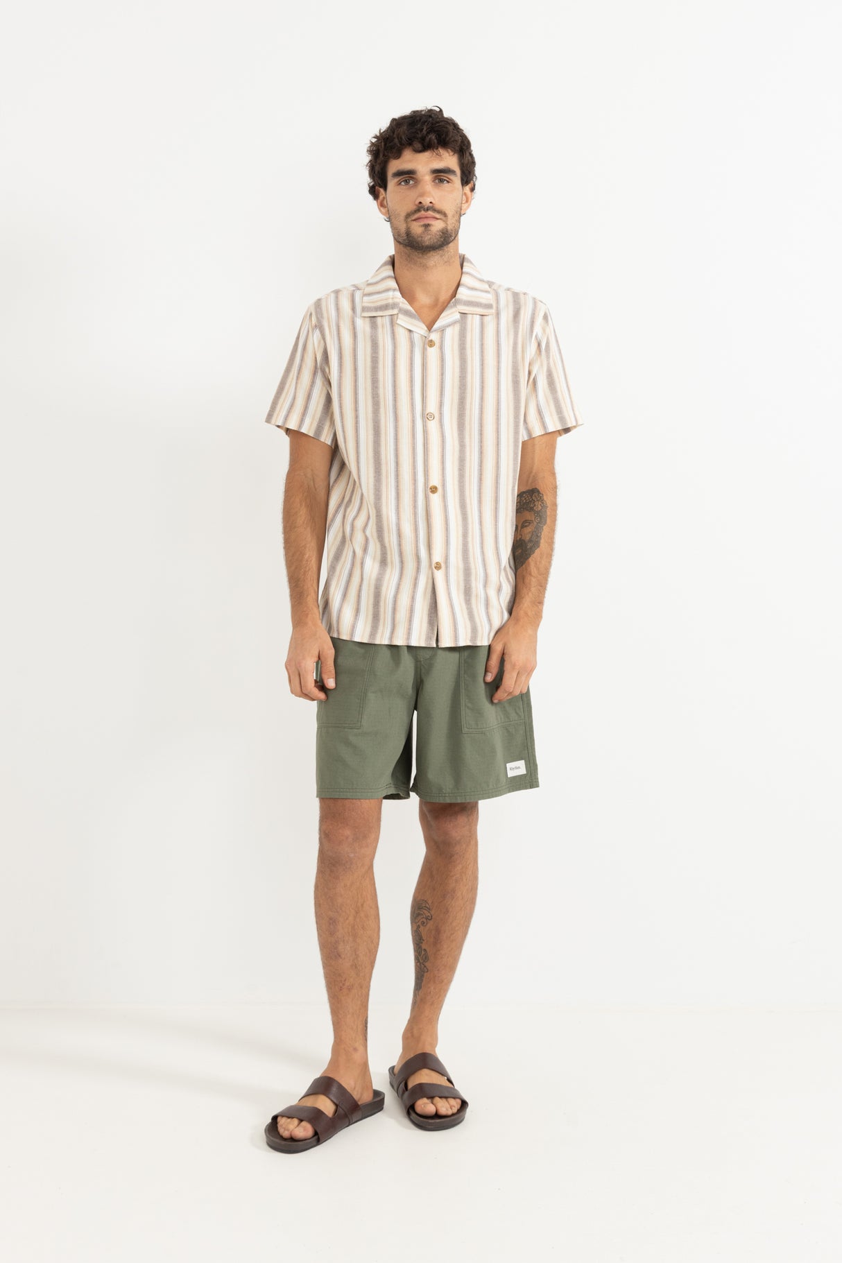 Vacation Stripe Ss Shirt - Beachin Surf