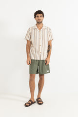 Vacation Stripe Ss Shirt - Beachin Surf