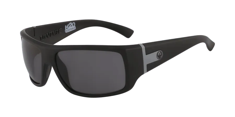 Vantage Matte Black H2O W/ Lumalens Smoke Polarised - Beachin Surf