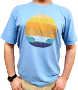 Wave Break Circle - Mens T - Beachin Surf